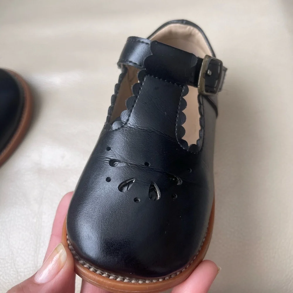 Classic Black Kids Shoes